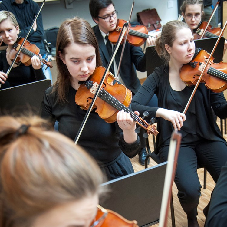 Musiker i Norrbottens Ungdomssymfoniker