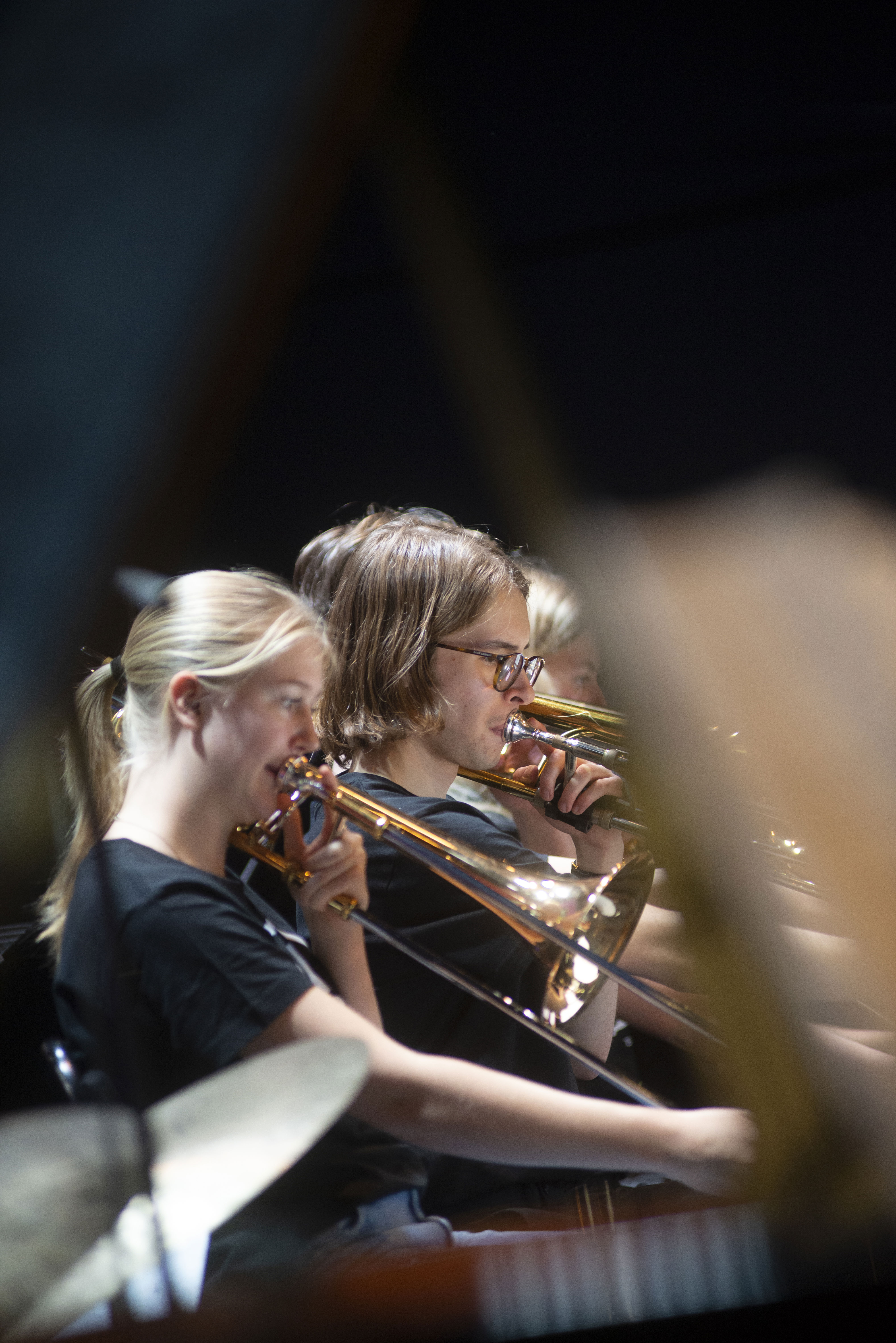 Bild från en konsert med Arctic Youth Jazz Orchestra