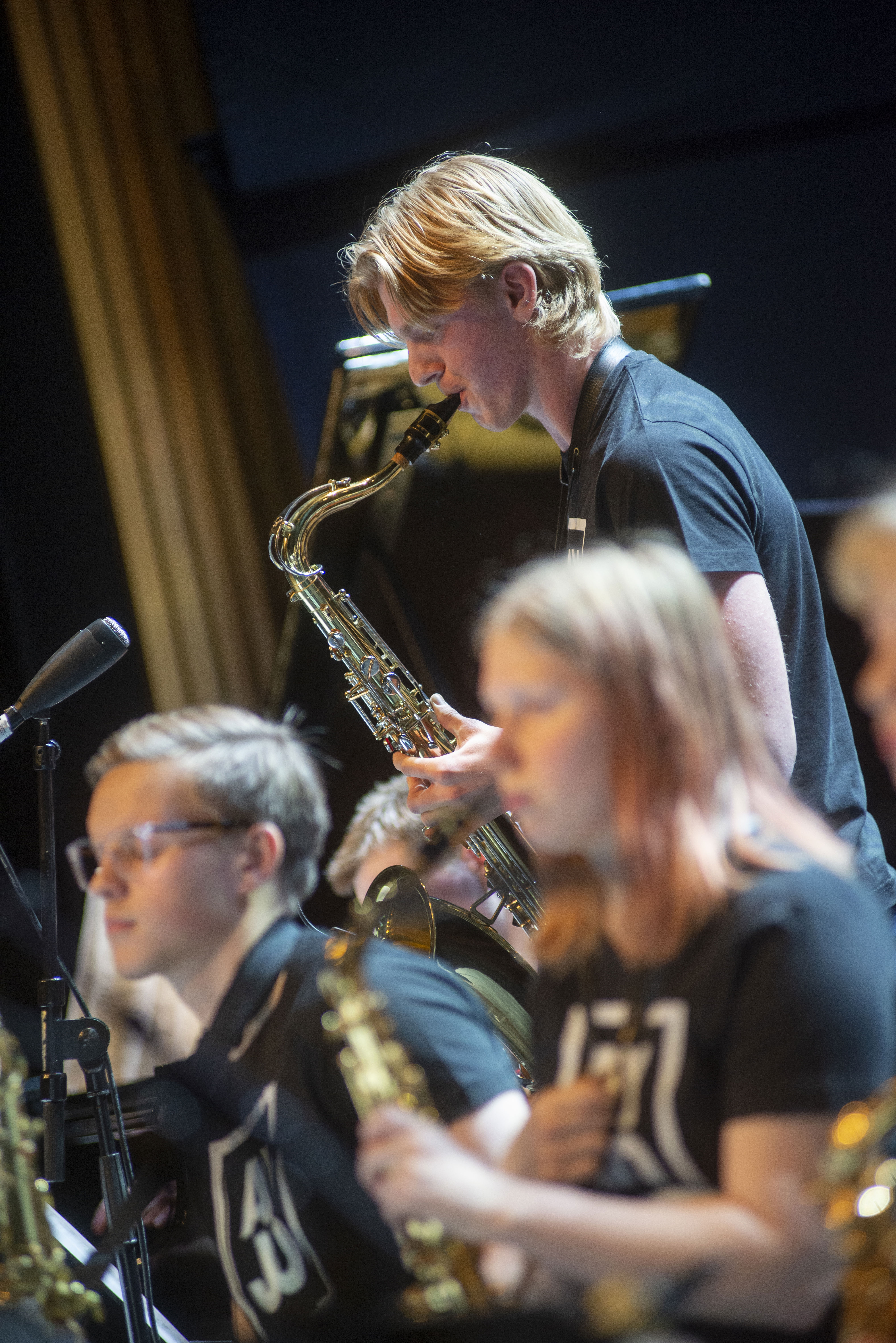 Bild från en konsert med Arctic Youth Jazz Orchestra