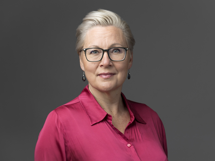 Porträttbild på program- och planeringschefen Monica Danielson