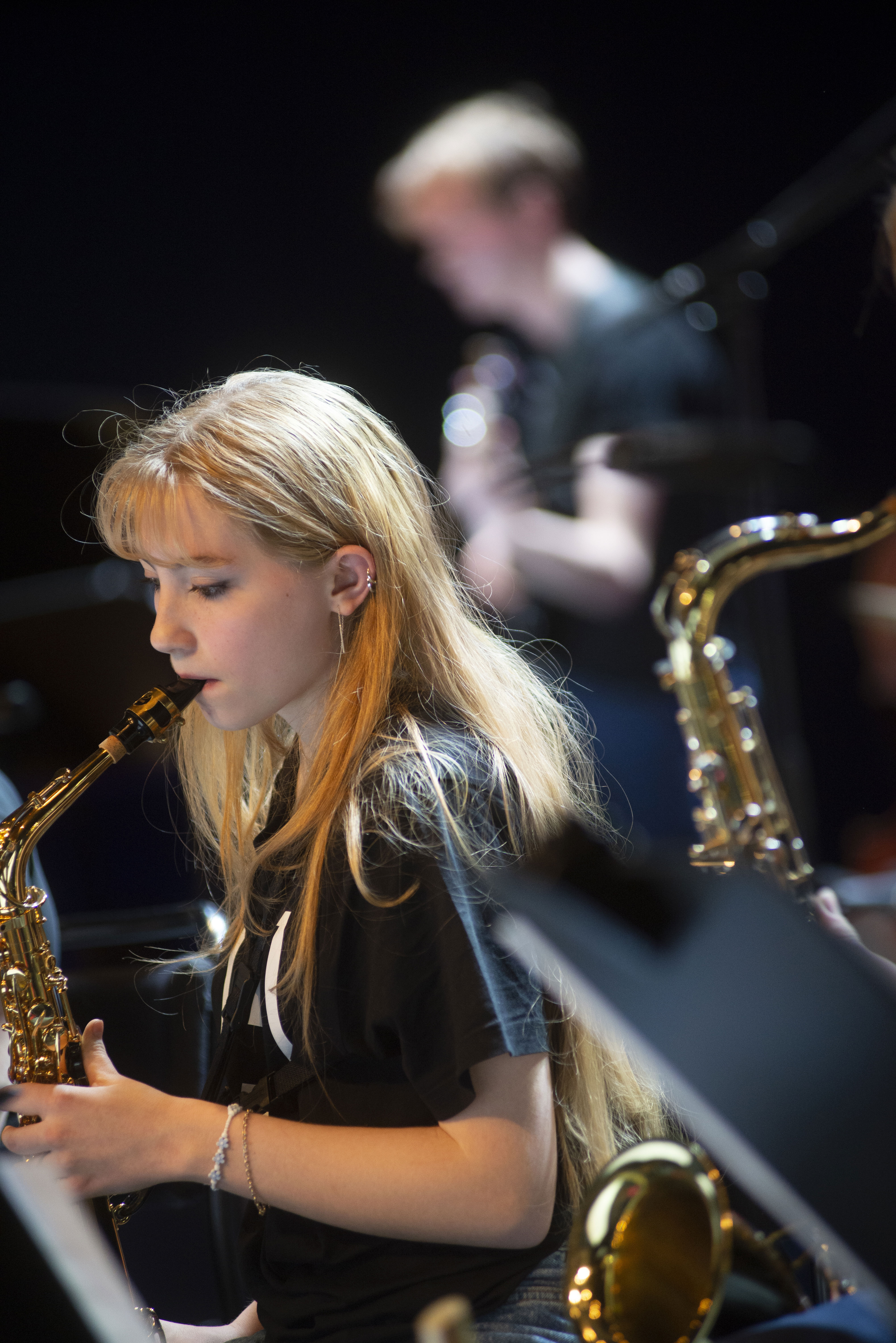 Bild från en konsert med Arctic Youth Jazz Orchestra