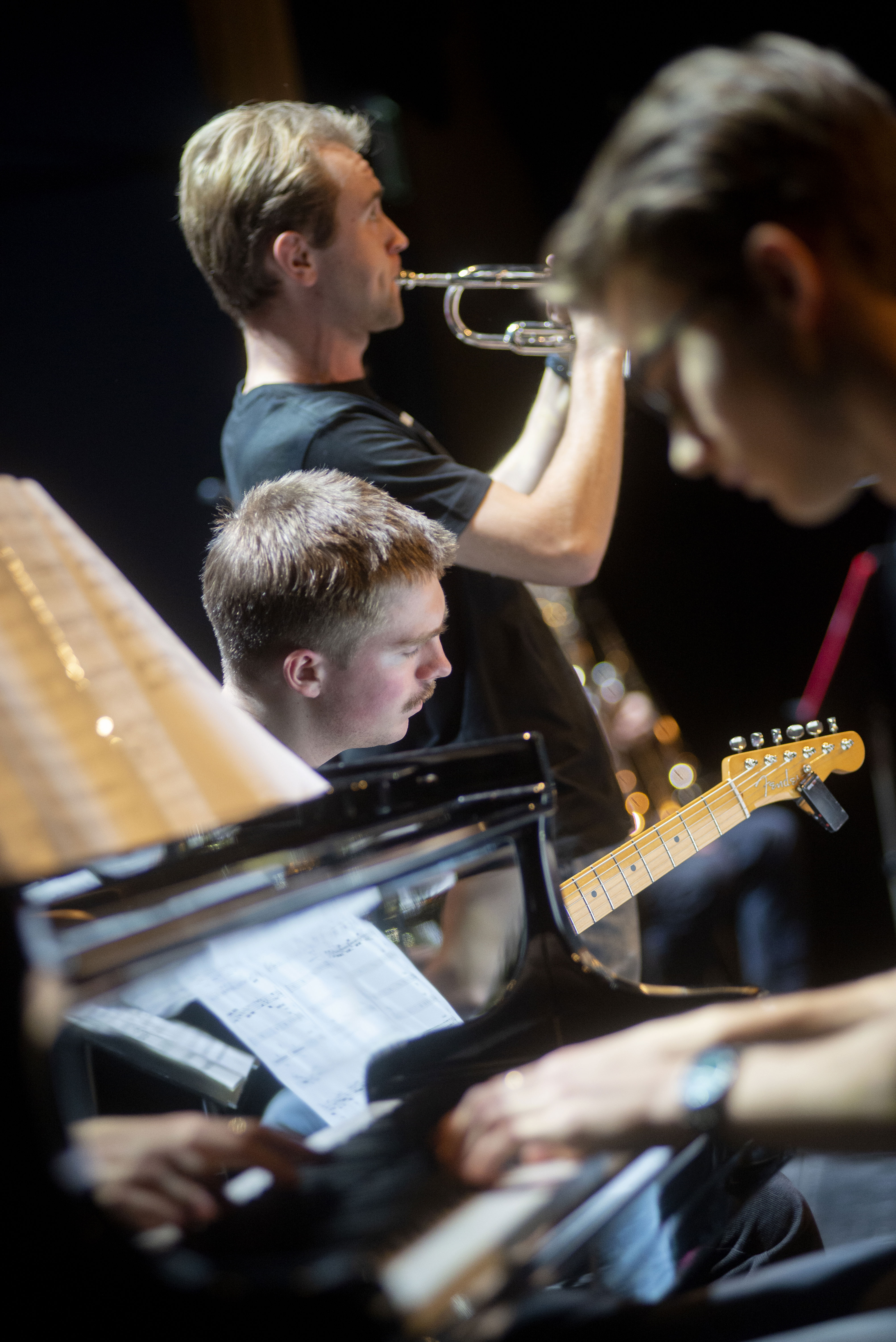 Bild från en konsert med Arctic Youth Jazz Orchestra