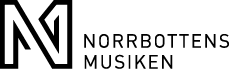 11 Norrbottensmusiken Symbol Text Två Rader Th Svart