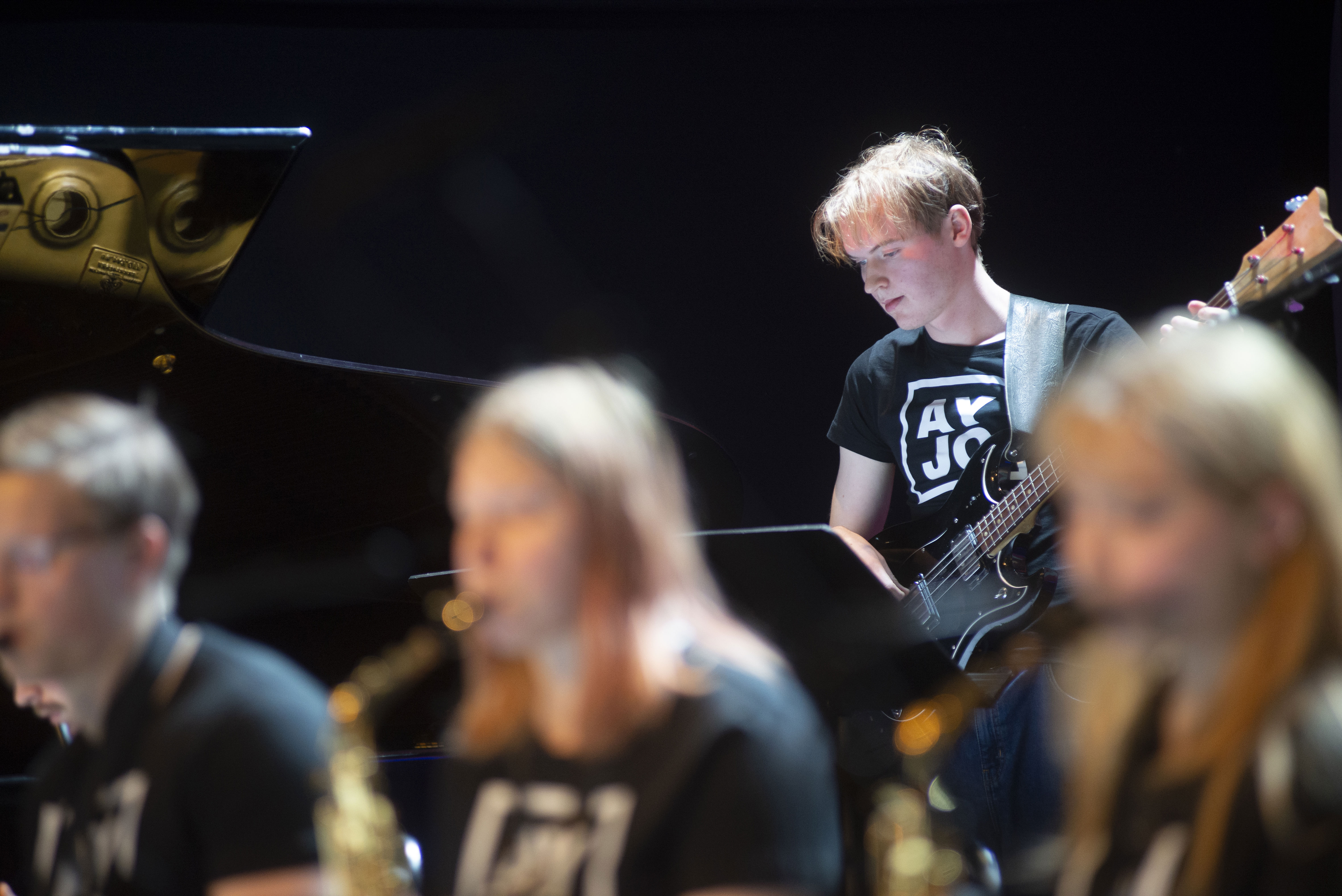 Bild från en konsert med Arctic Youth Jazz Orchestra