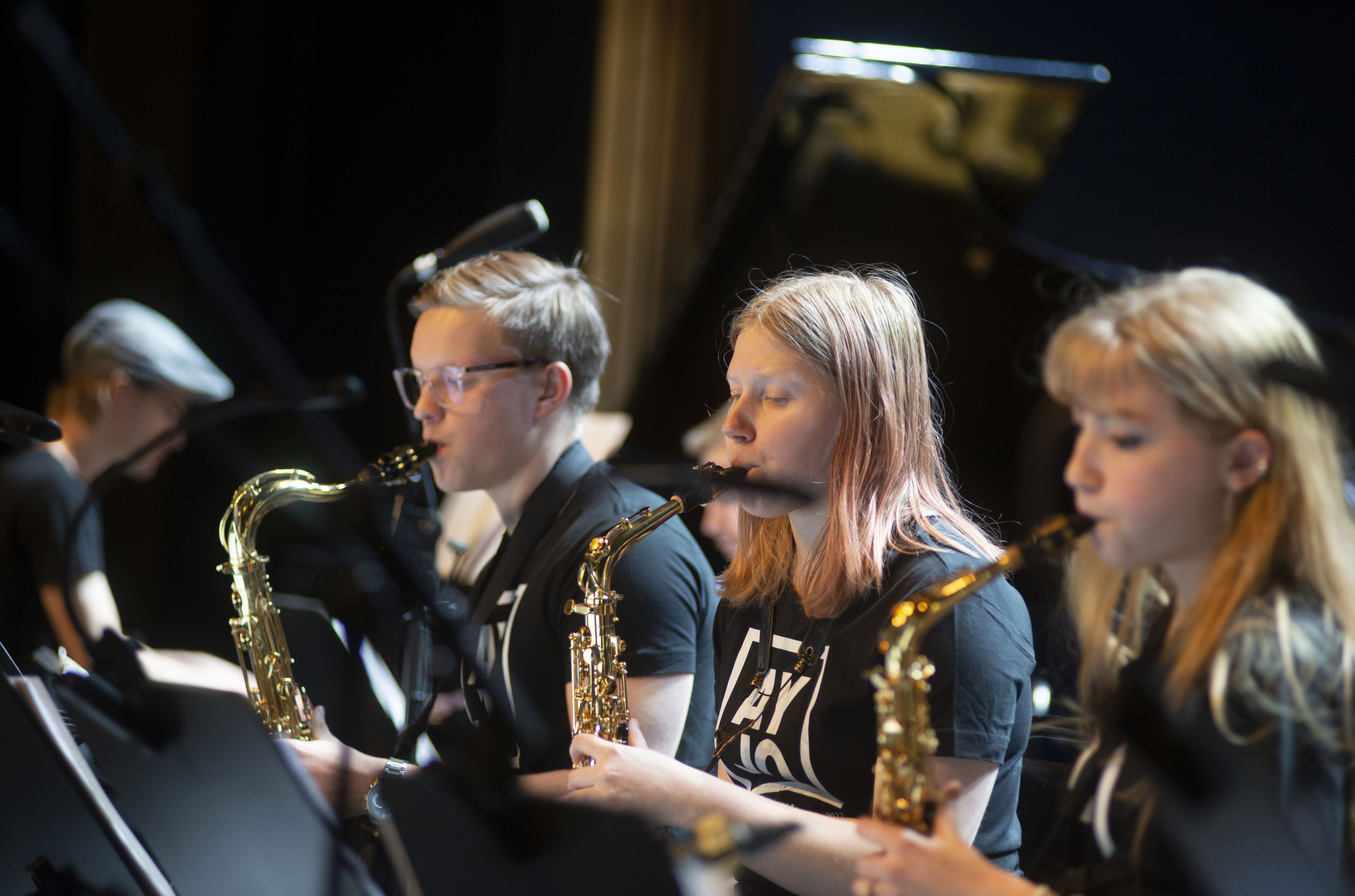 Bild från en konsert med Arctic Youth Jazz Orchestra