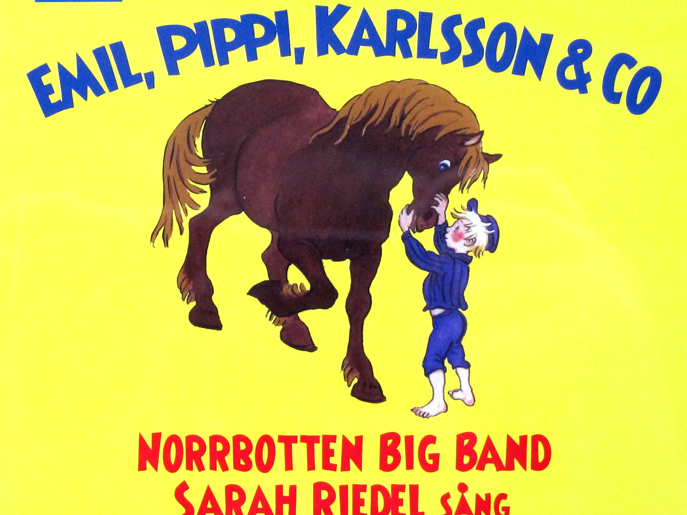 Bild på omslaget av CD-skivan Emil, Pippi, Karlson Och Co