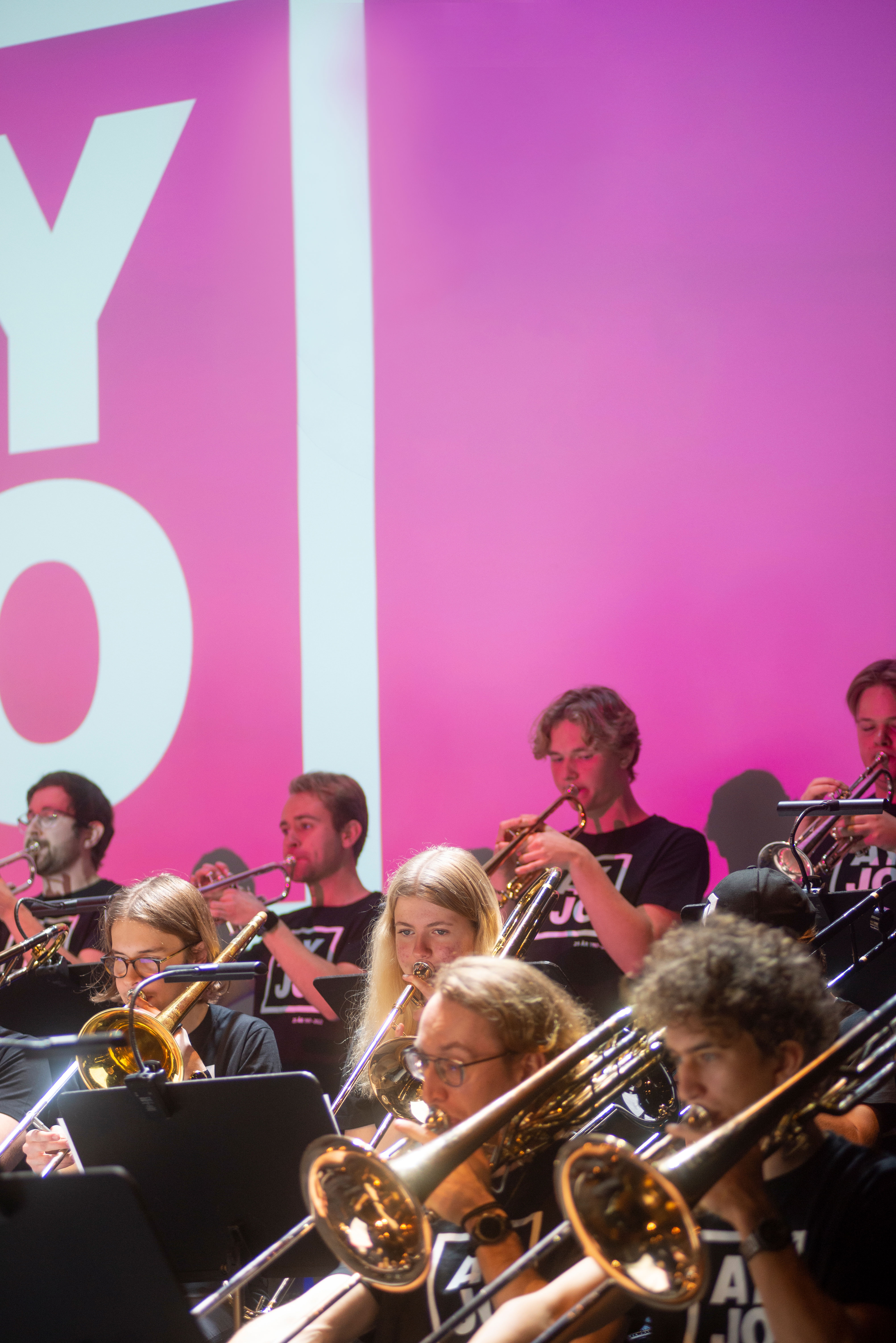 Bild från en konsert med Arctic Youth Jazz Orchestra